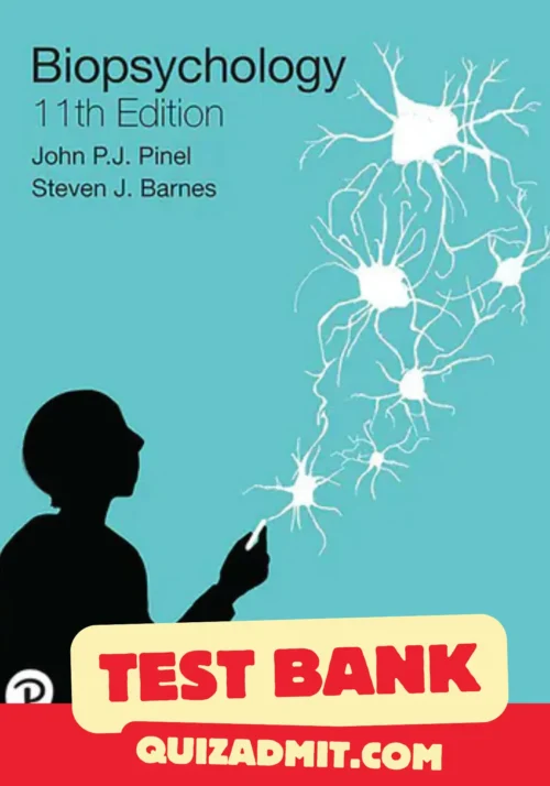Biopsychology, 11th edition John P.J. Pinel Test Bank biopsychology test bank 11th edition